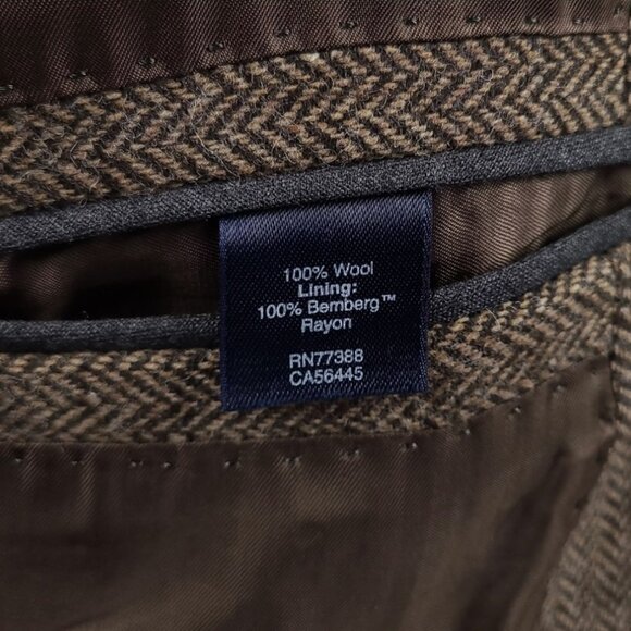 J. Crew Men's Ludlow Herringbone Sport Coat Blazer 40R - Picture 14 of 14